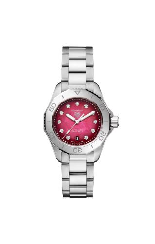 TAG Heuer Aquaracer Professional 200 Automatic 30 Stainless Steel / Red MOP